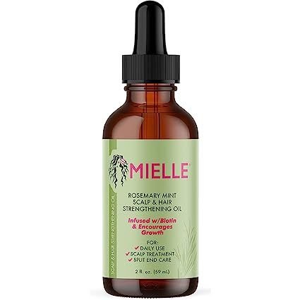 Mielle Rosemary Mint Scalp & Hair Strengthening Oil (2 fl oz / 59 mL)